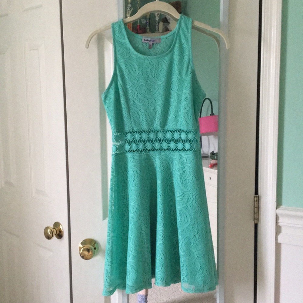 Teal dress
